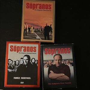 The Sopranos season 12 and three DVD Box Sets